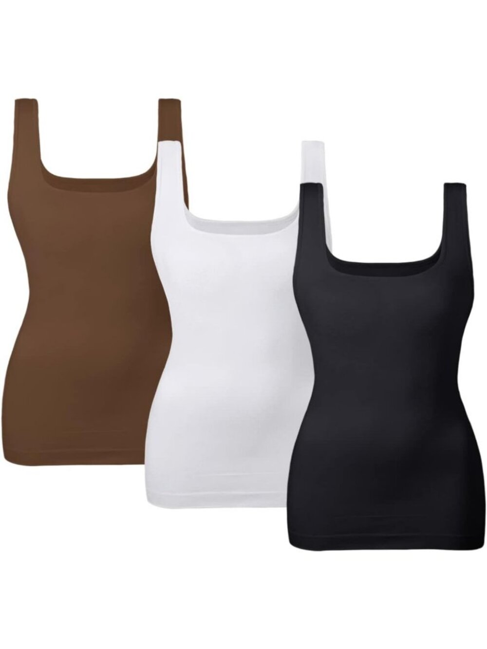 Tummy Control Seamless Tank Top - Slimming Compression Camisole for Women